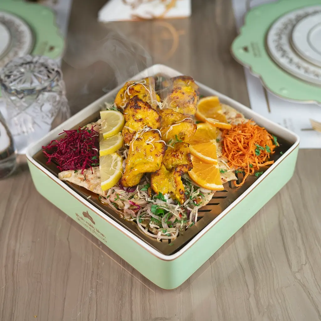 دجاج بالزعفران